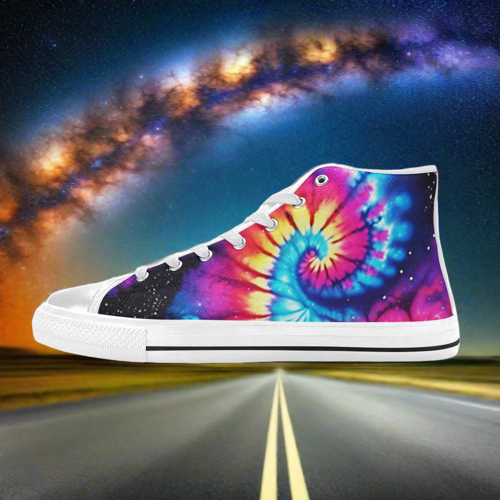 Aurora Borealis Jewel Rich Unique WOMEN Bold Art - Freaky Shoes | Custom Art Sneakers