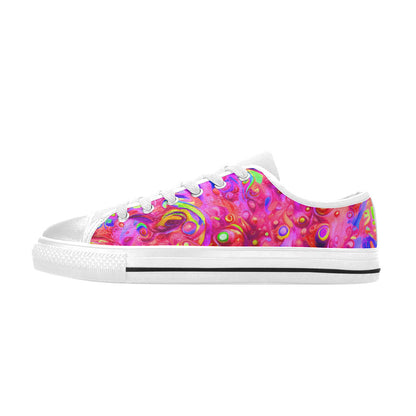 WOMEN'S Cc Acid Bath Art Canvas Y2K Custom Shoes