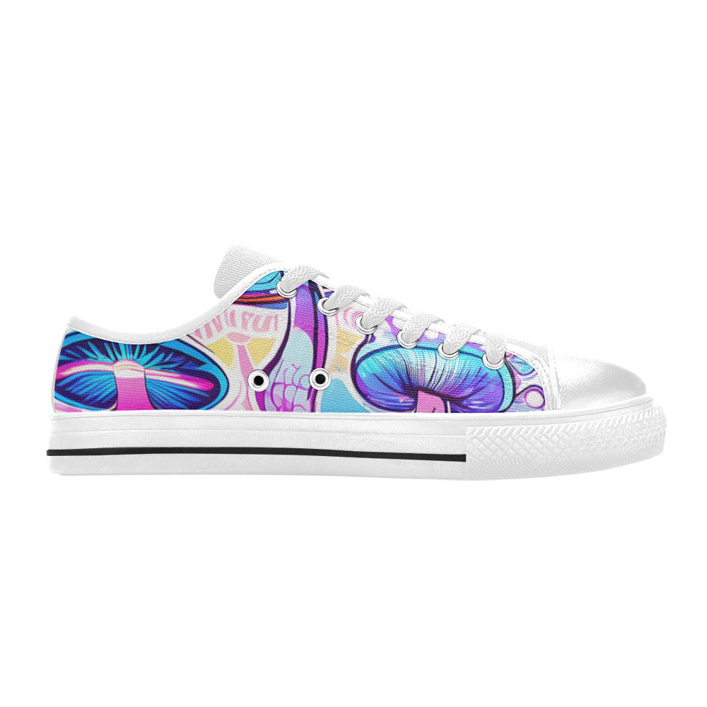 MEN'S Magic Mushrooms Art 4 Canvas Dreamcore Sneakers