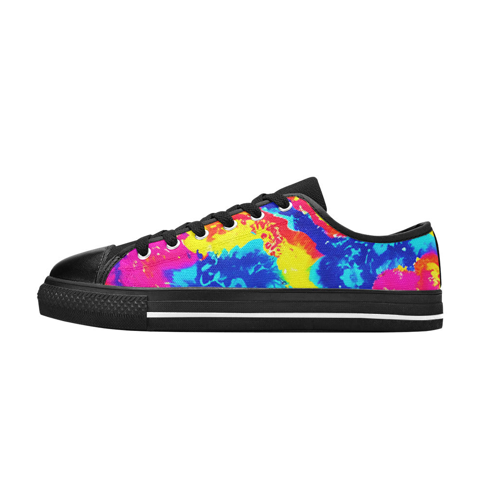 WOMEN'S Tie Dye Splash Retro Canvas Vivid Shoes