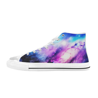 WOMEN'S Cc Galaxy Art 3 High Top Canvas Dreamcore Custom Shoes