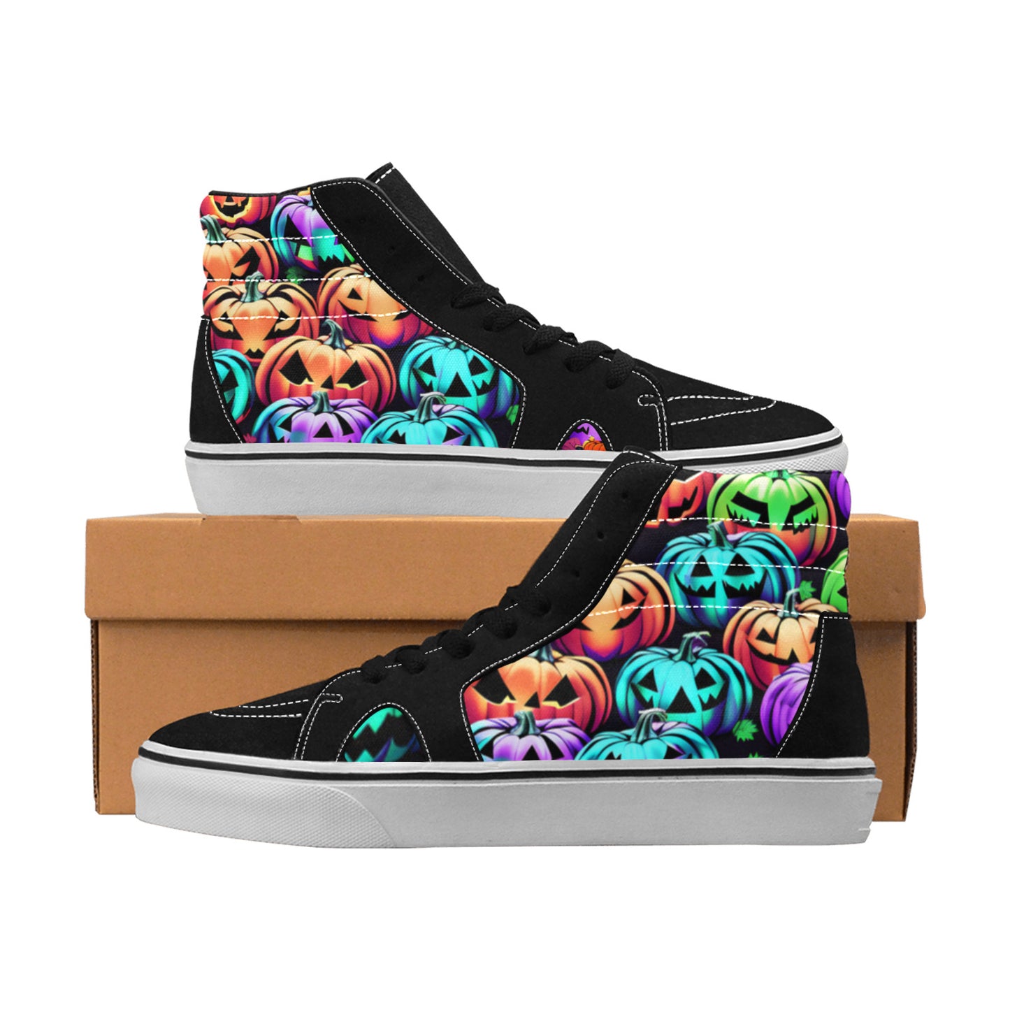 MEN'S Halloween Art 4 High Top Skateboarding Dreamcore Shoes