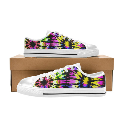 WOMEN'S Cc Tie Dye Art Canvas Y2K Shoes