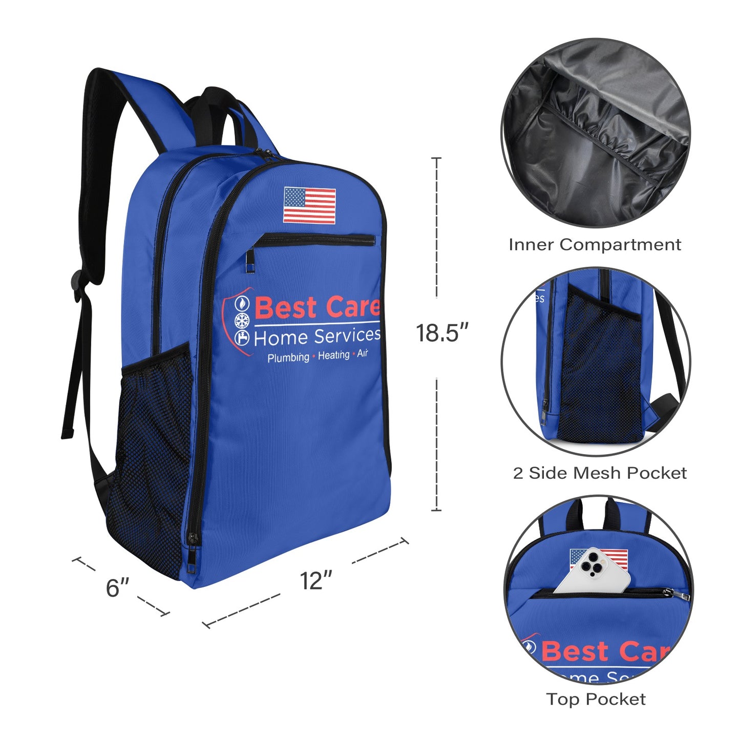 Best Care All Over Print Leisure Sports Backpack (Model 1741)