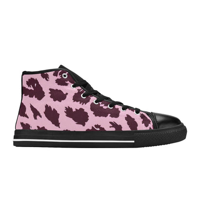 WOMEN'S Cc Animal Print High Top Canvas Wallpaper Art Sneakers