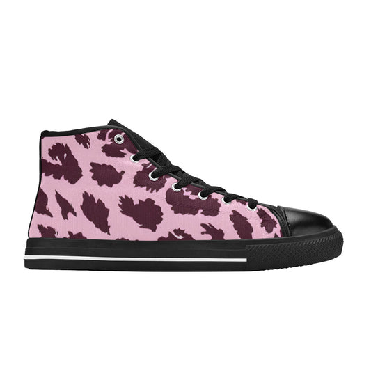 WOMEN'S Cc Animal Print High Top Canvas Wallpaper Art Sneakers