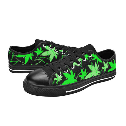 WOMEN'S Cc Weed 420 Art Canvas Y2K Custom Shoes