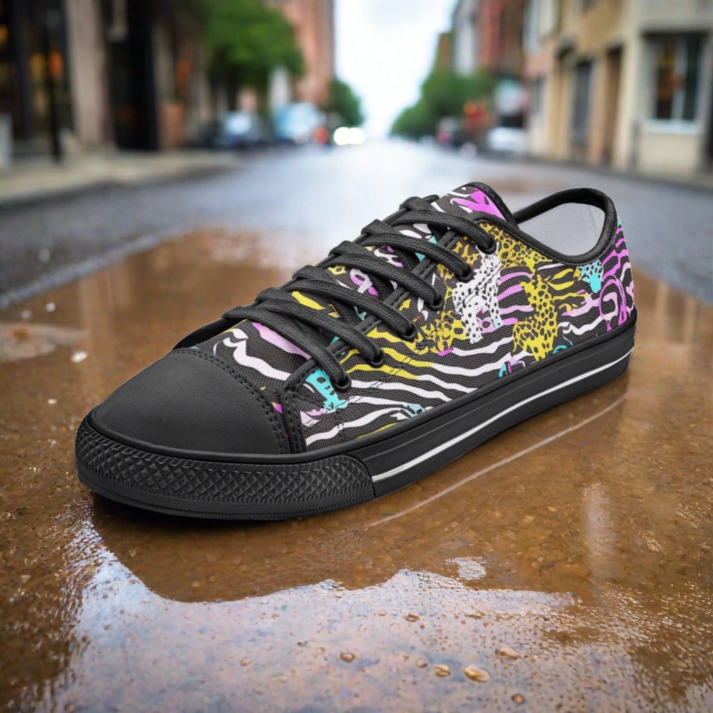 Aztec Jewel Rich Custom Bold Art - Freaky Shoes | Custom Art Sneakers