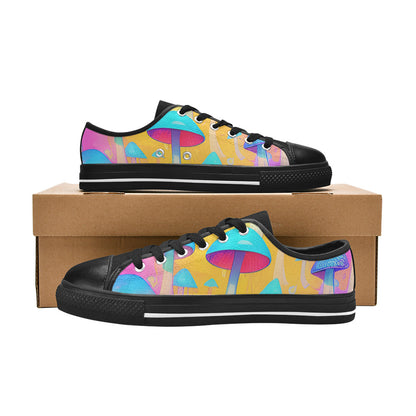 MEN'S Cc Mushroom Art 3 Canvas Dark Academia Sneakers