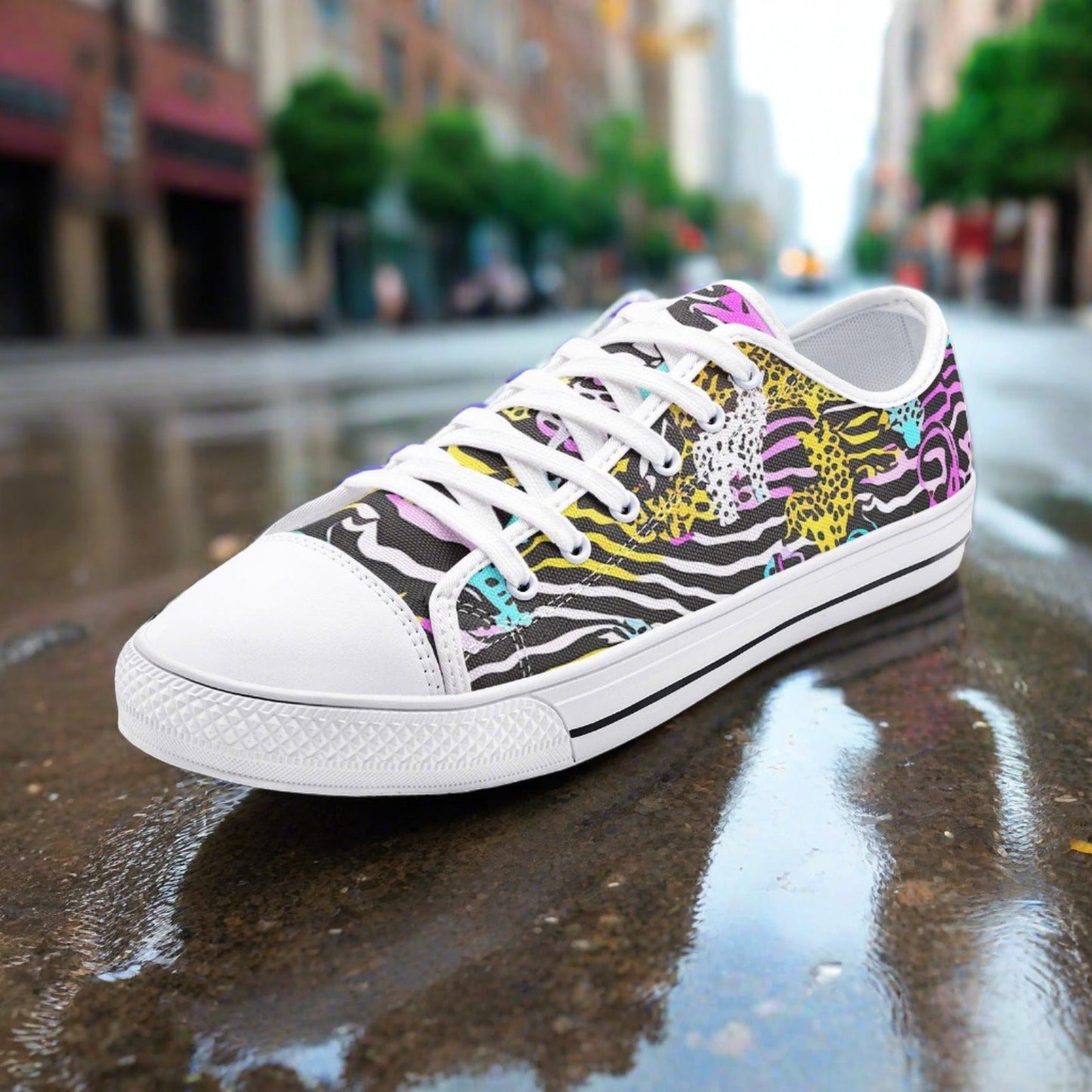 Aztec Jewel Rich Custom Bold Art - Freaky Shoes | Custom Art Sneakers