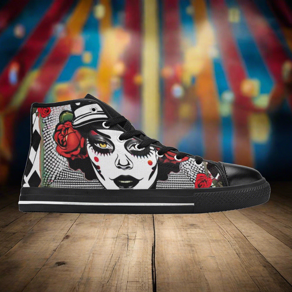 Wolf Green Emerald Unique Bold Art - Freaky Shoes