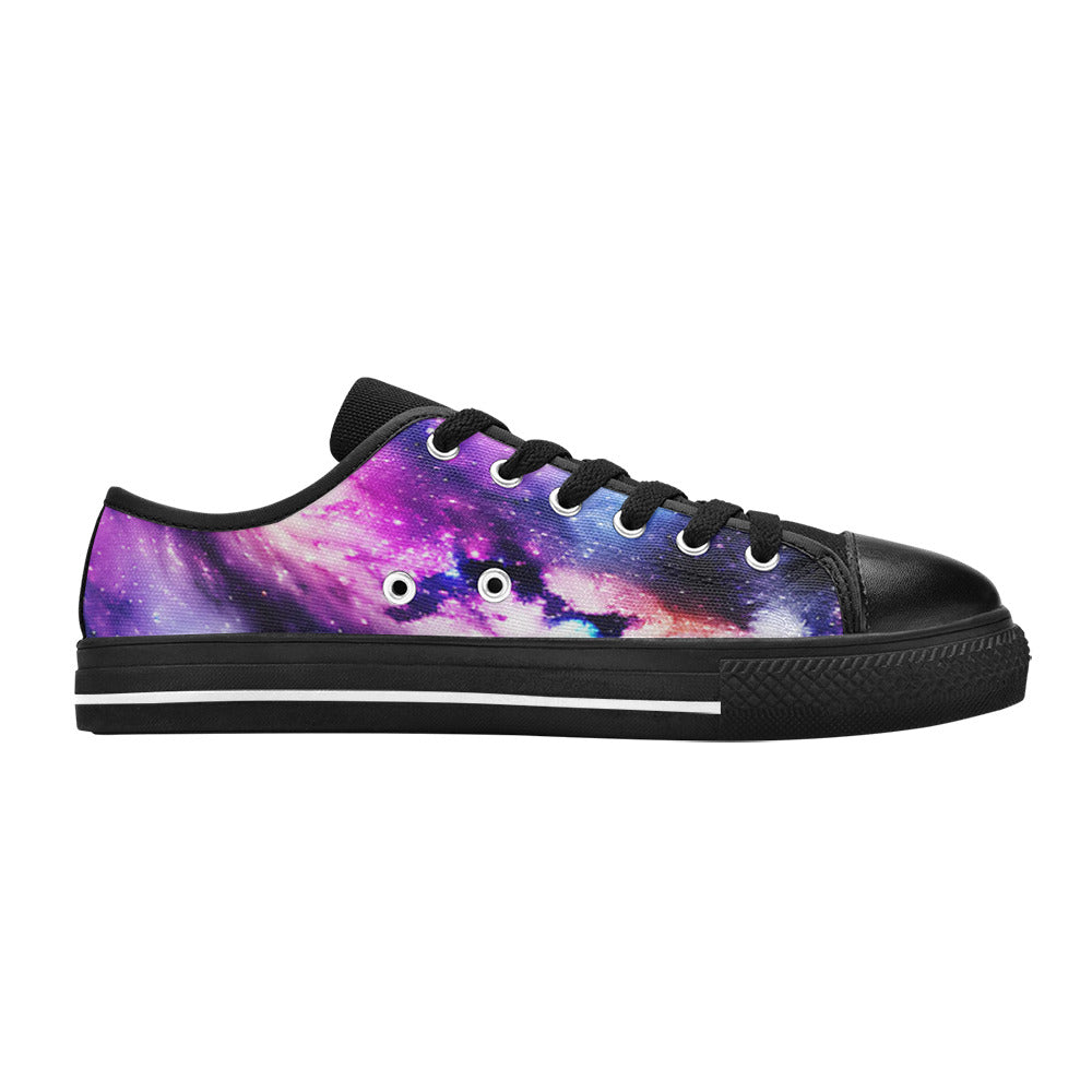 MEN'S Cc Galaxy Art 3 Canvas Neon Fantasy Custom Shoes