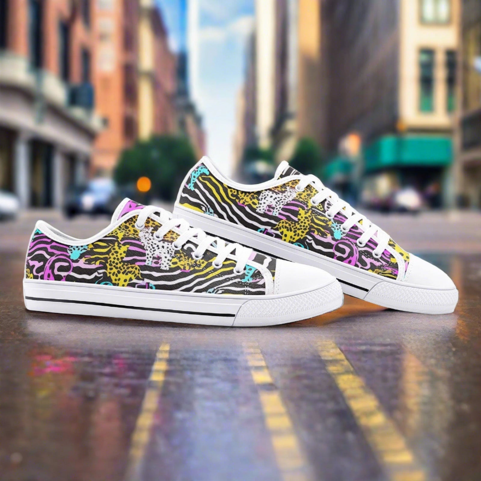 Aztec Jewel Rich Custom Bold Art - Freaky Shoes | Custom Art Sneakers