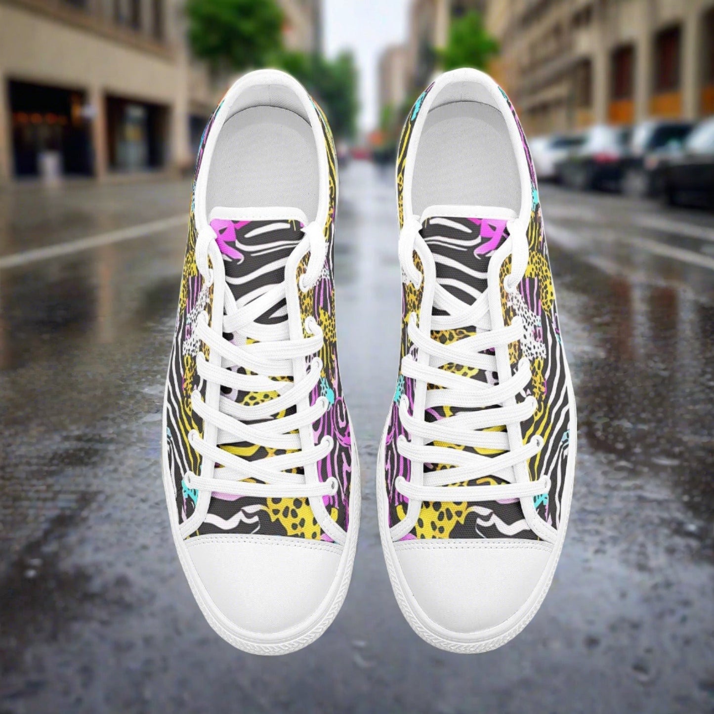 Aztec Jewel Rich Custom Bold Art - Freaky Shoes | Custom Art Sneakers