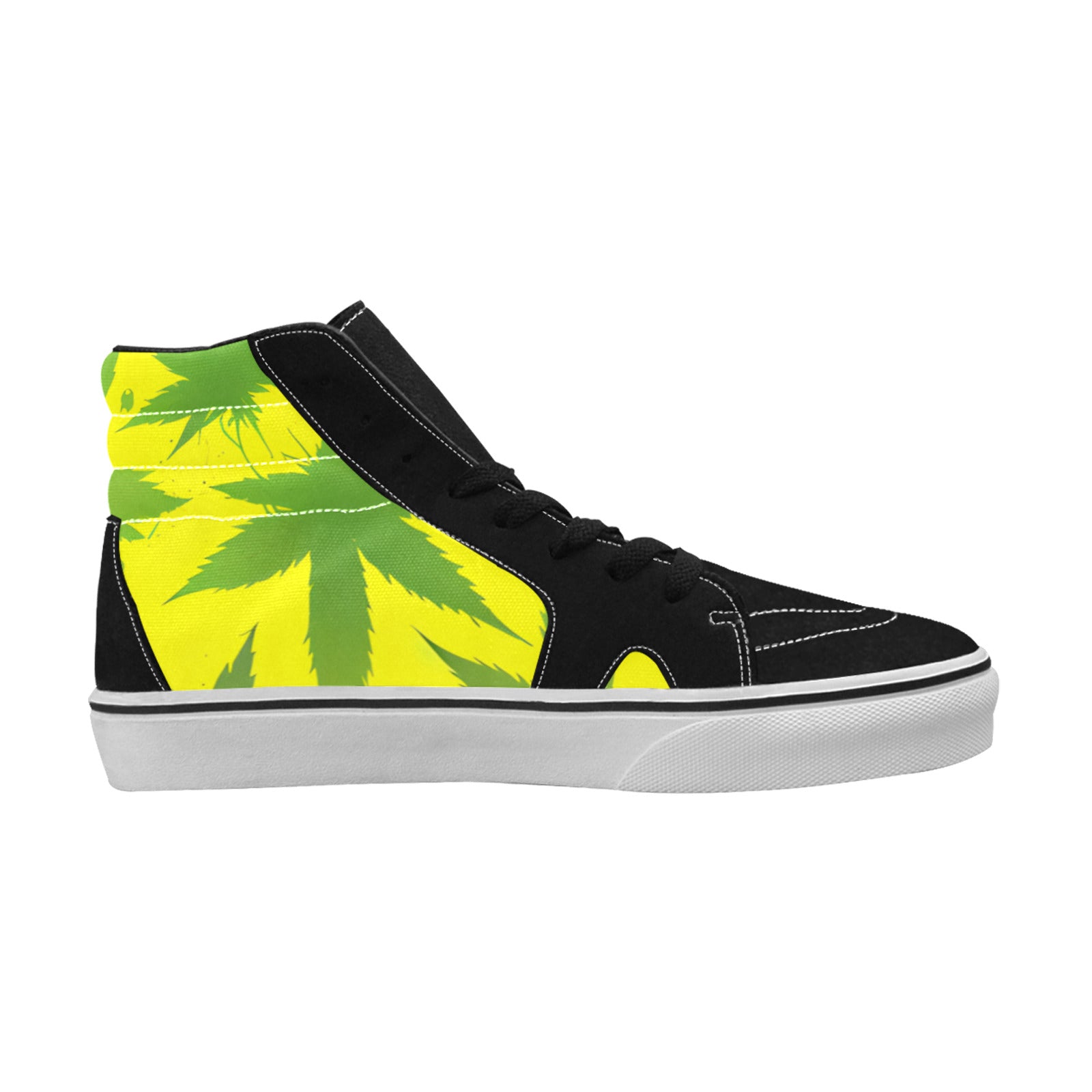 MEN'S 420 Art Weed Art High Top Skateboarding Dark Academia Custom Sneakers