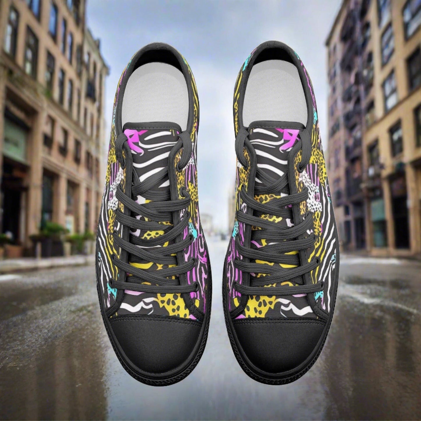 Aztec Jewel Rich Custom Bold Art - Freaky Shoes | Custom Art Sneakers