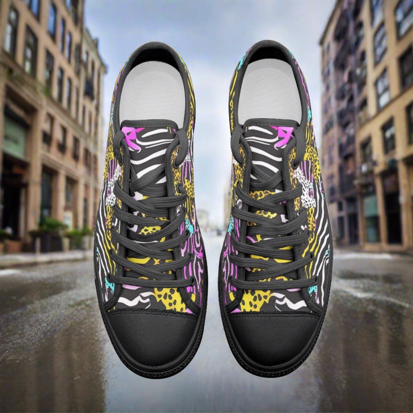 Aztec Jewel Rich Custom Bold Art - Freaky Shoes | Custom Art Sneakers