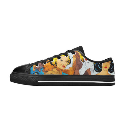 WOMEN'S Cc Pop Art Canvas Surreal Shoes
