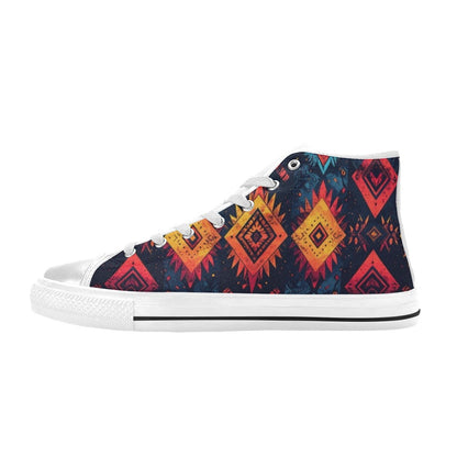 Wild Tribal Ripple 2 High Top Canvas Shoes for Kid