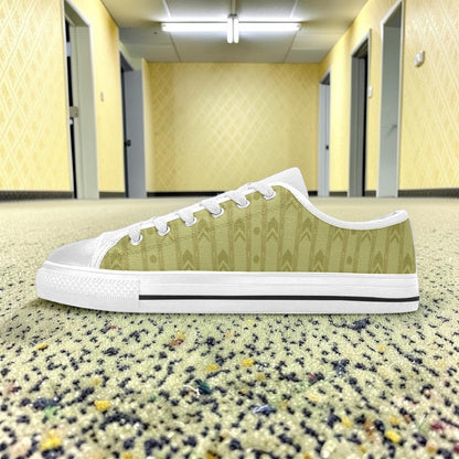 Viking Amber Gold Vivid WOMEN Bold Art - Freaky Shoes | Custom Art Sneakers