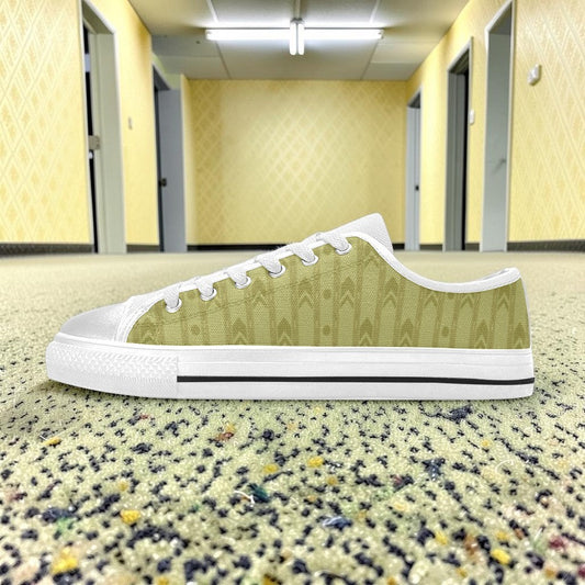 Viking Amber Gold Vivid WOMEN Bold Art - Freaky Shoes | Custom Art Sneakers