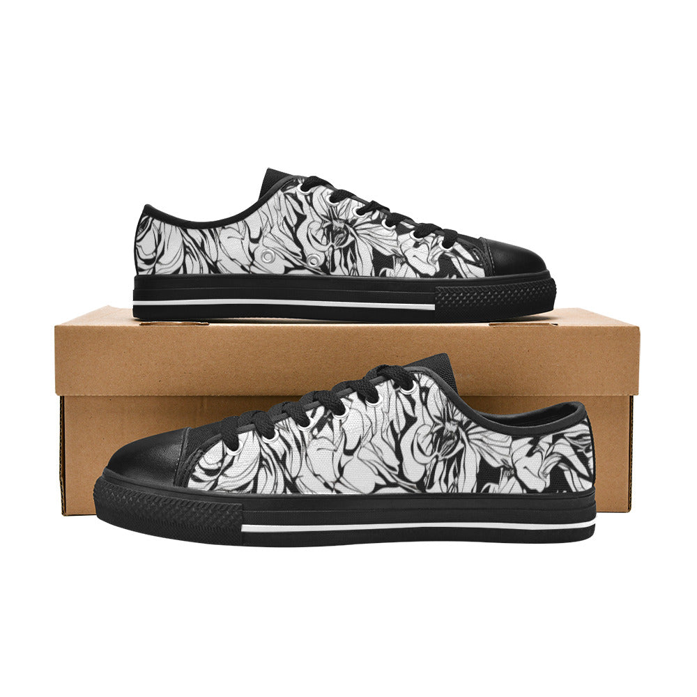 MEN'S Ink Art Canvas Dreamcore Custom Sneakers