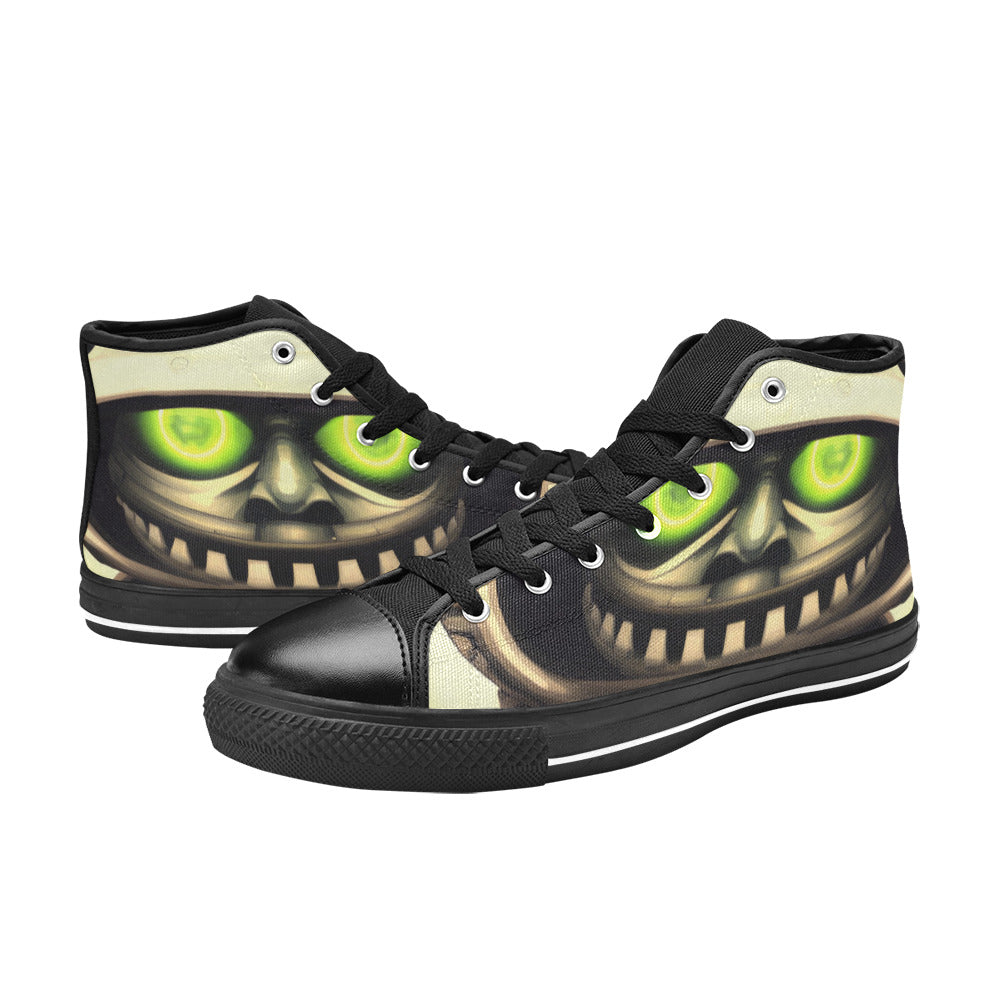 WOMEN'S Cc Space Dude High Top Canvas Dark Academia Shoes