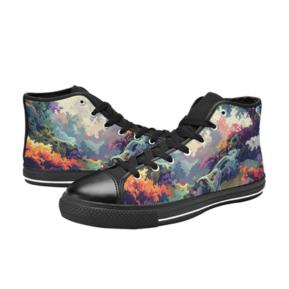 Camo Design 1 Women's Classic High Top Canvas Shoes