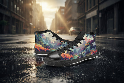 Camo Design 1 High Top Canvas Shoes for Kid