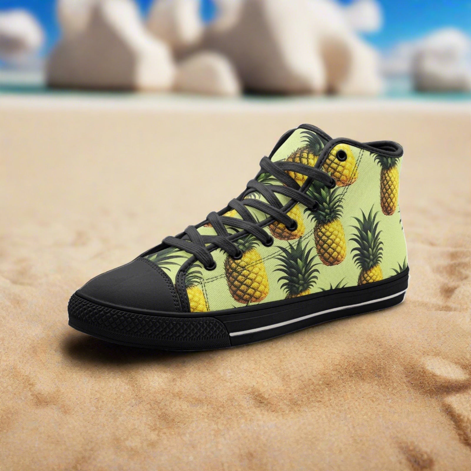 Peacock Crimson Black Vivid Bold Art - Freaky Shoes | Custom Art Sneakers