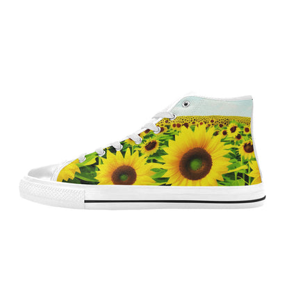 WOMEN'S Sunflowers Art 4 High Top Canvas Dreamcore Custom Shoes