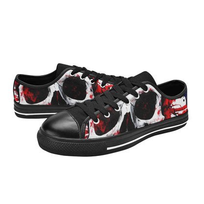 MEN'S Patriotic Splatter Canvas Dreamcore Custom Shoes
