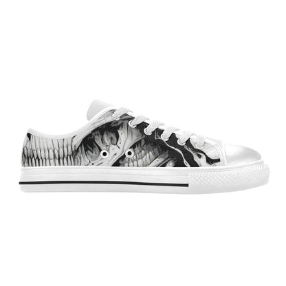 WOMEN'S Cc Horror Art Canvas Dark Academia Custom Shoes