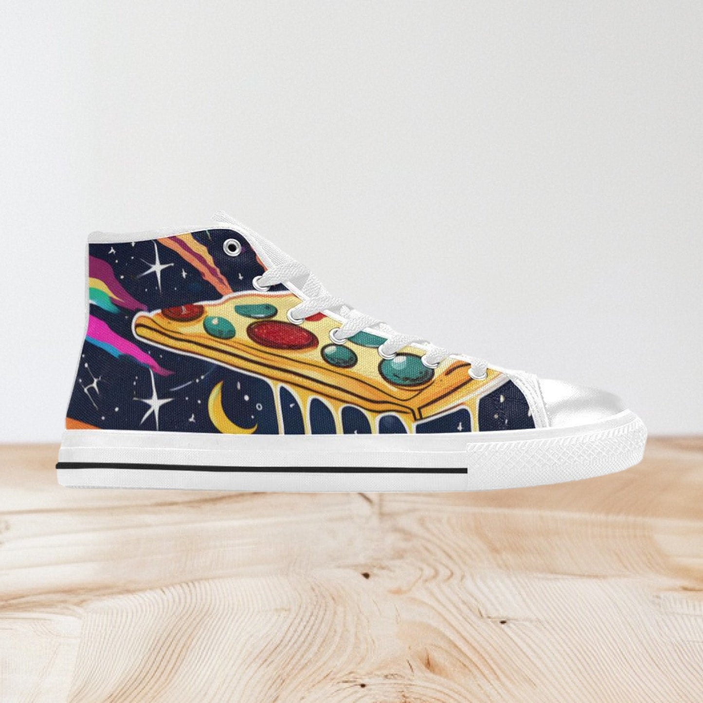 Monarch Teal Gold Custom WOMEN Bold Art - Freaky Shoes | Custom Art Sneakers