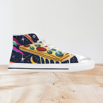 Monarch Teal Gold Custom WOMEN Bold Art - Freaky Shoes | Custom Art Sneakers
