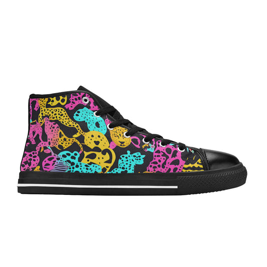 MEN'S Animal Print Art Men’S High Top Canvas Dreamcore Sneakers