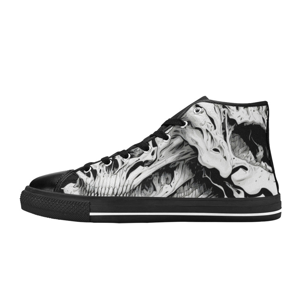 MEN'S Cc Horror Art Men’S High Top Canvas Cottagecore Sneakers