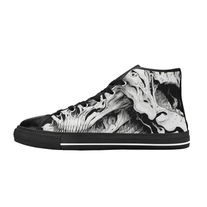 MEN'S Cc Horror Art Men’S High Top Canvas Cottagecore Sneakers