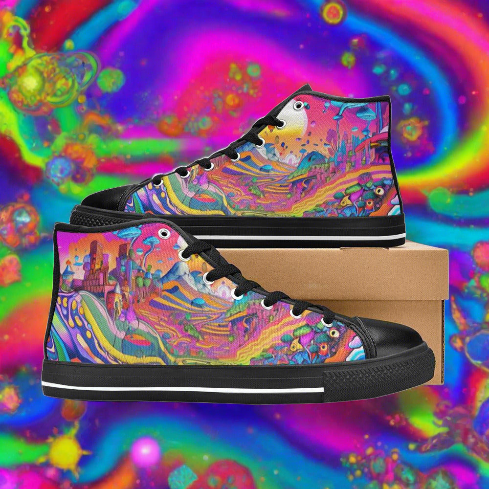 Dragon Pastel Soft Custom Bold Art - Freaky Shoes