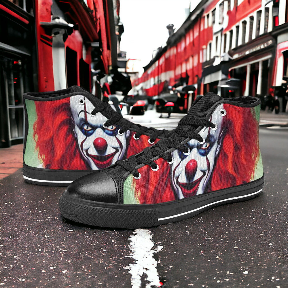 Koi Green Emerald Unique MEN Bold Art - Freaky Shoes | Custom Art Sneakers