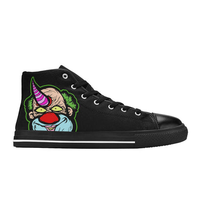 MEN'S Clown Men’S High Top Canvas Cottagecore Custom Shoes