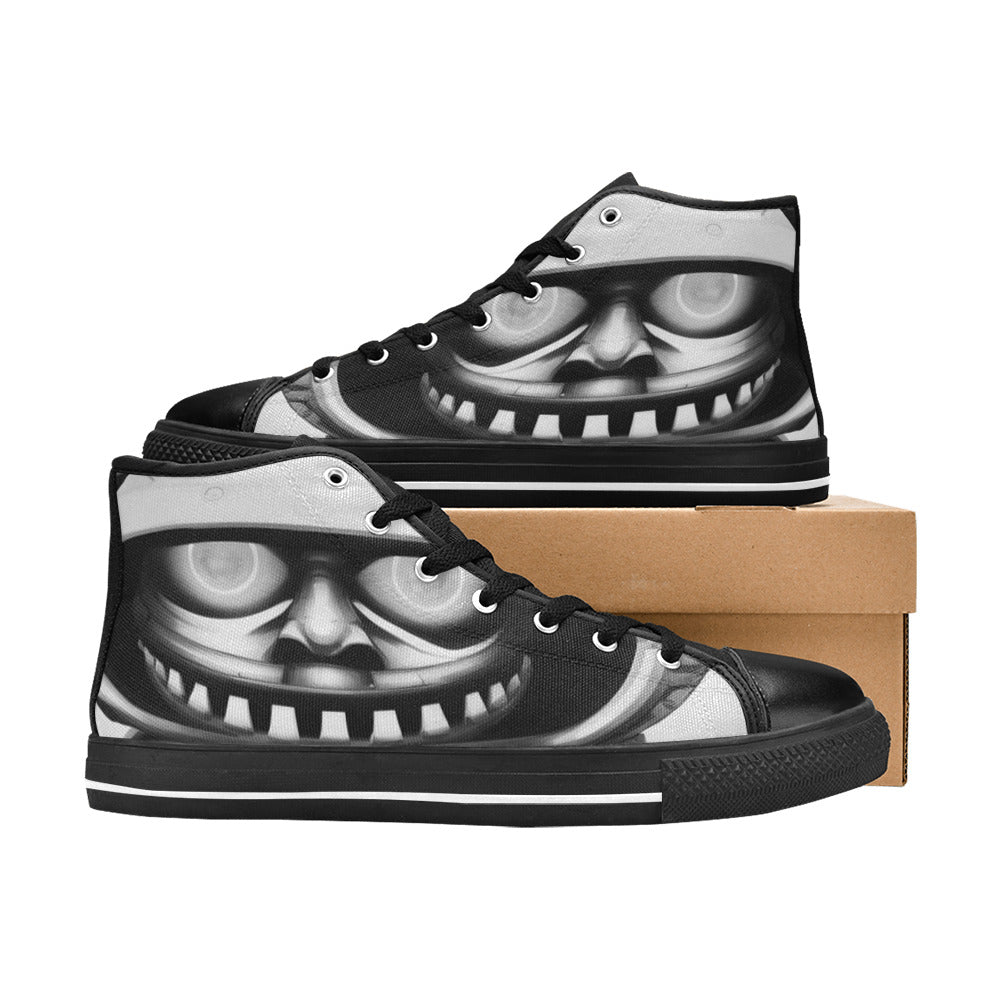 MEN'S Cc Space Dude Grey High Top Canvas Y2K Shoes