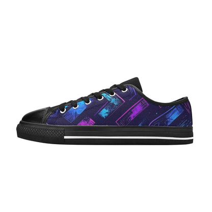KIDS' Electric Houndstooth Dream 1 Low Top Canvas Dreamcore Sneakers