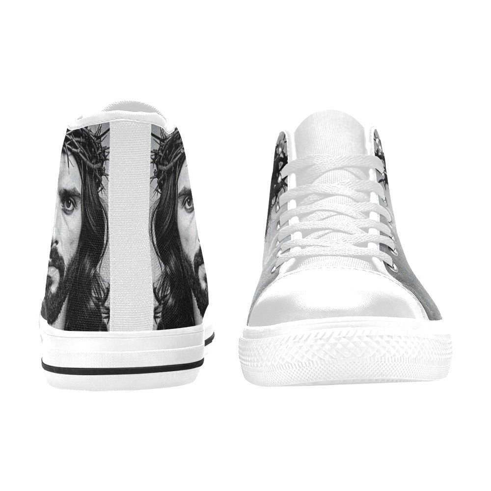 MEN'S Jesus37 Men’S High Top Canvas Neon Fantasy Custom Shoes