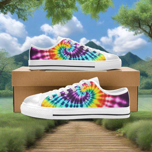 Koi Jewel Rich Wearable MEN Bold Art - Freaky Shoes | Custom Art Sneakers