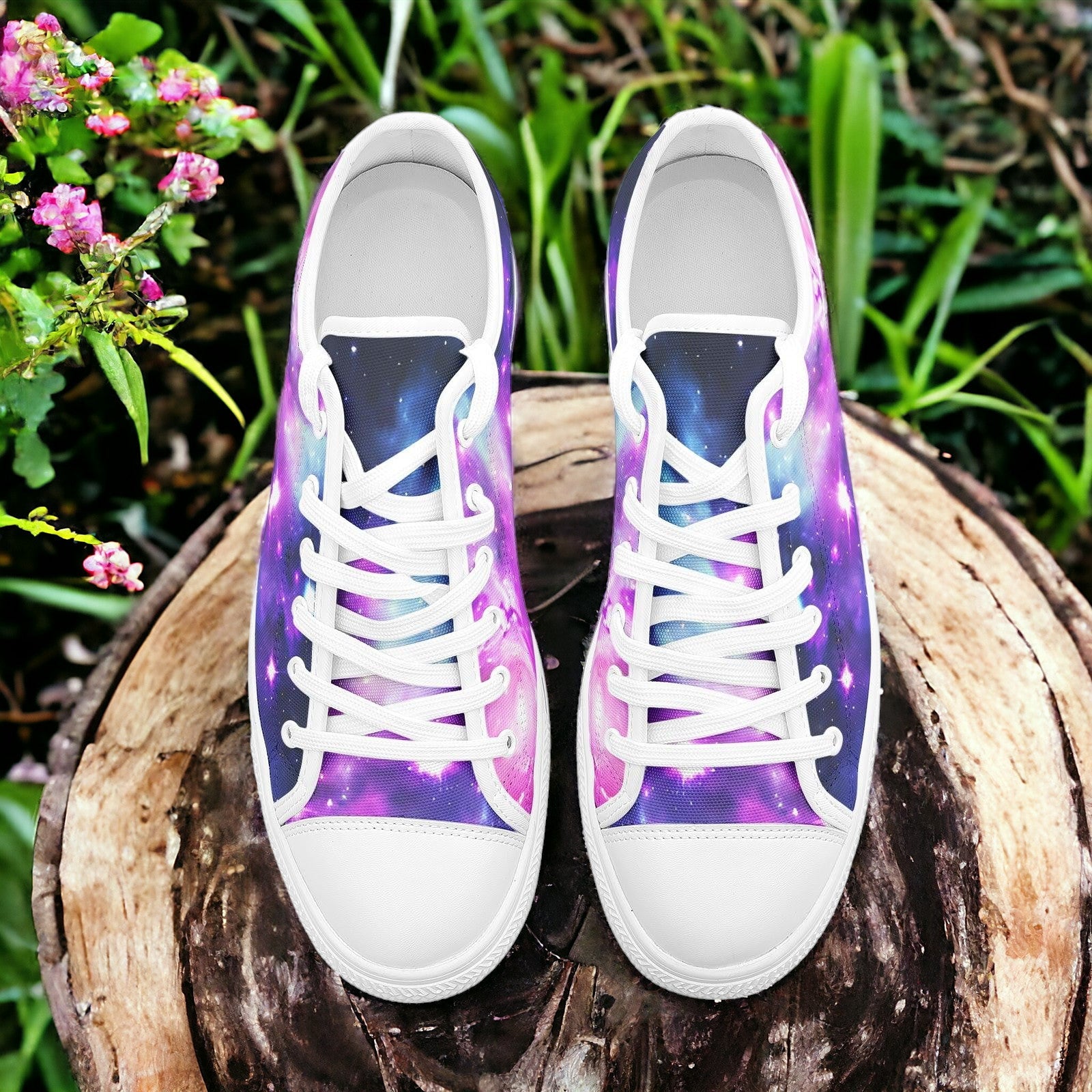 Jellyfish Crimson Black Dazzling Bold Art - Freaky Shoes | Custom Art Sneakers