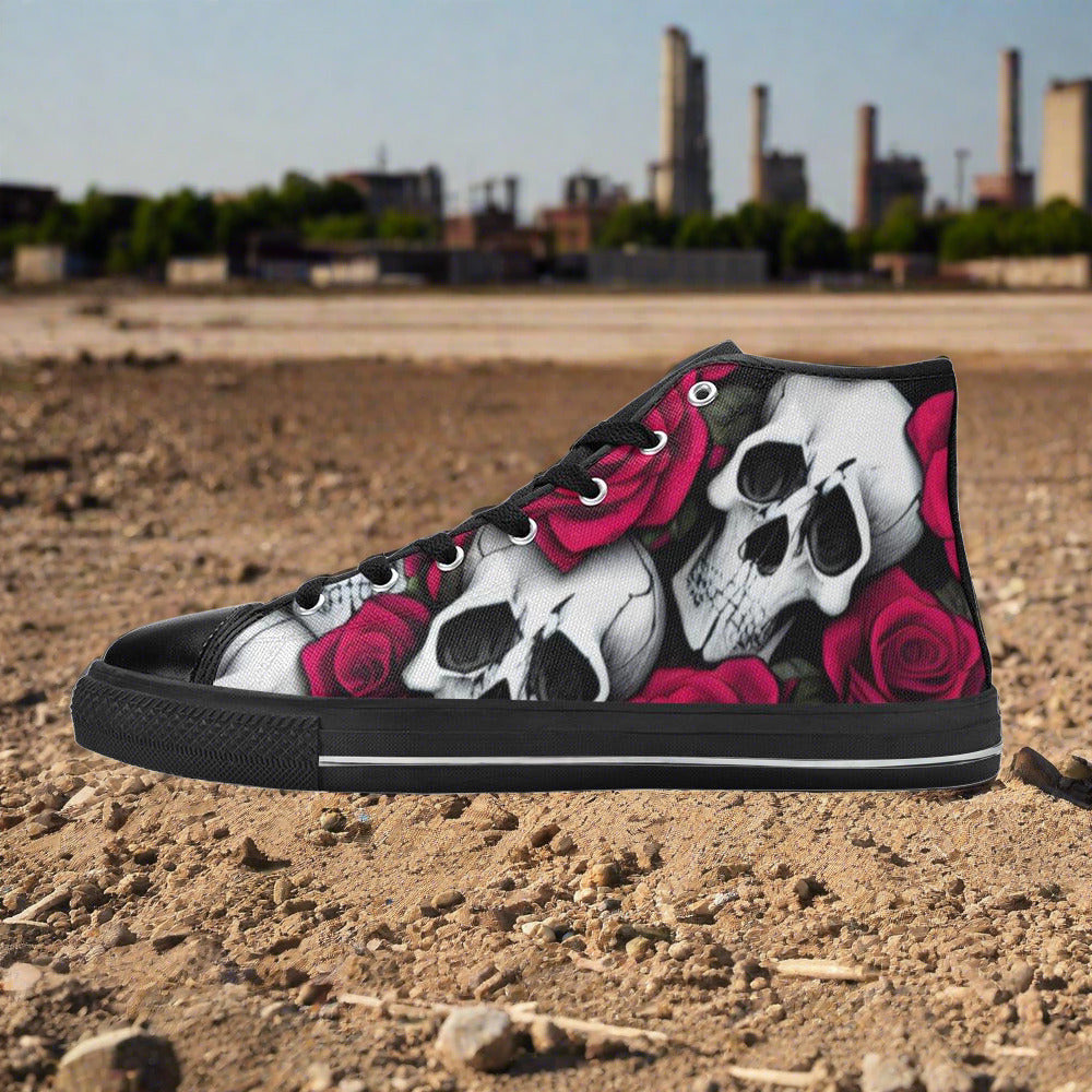 Koi Earthy Brown Unique MEN Bold Art - Freaky Shoes | Custom Art Sneakers