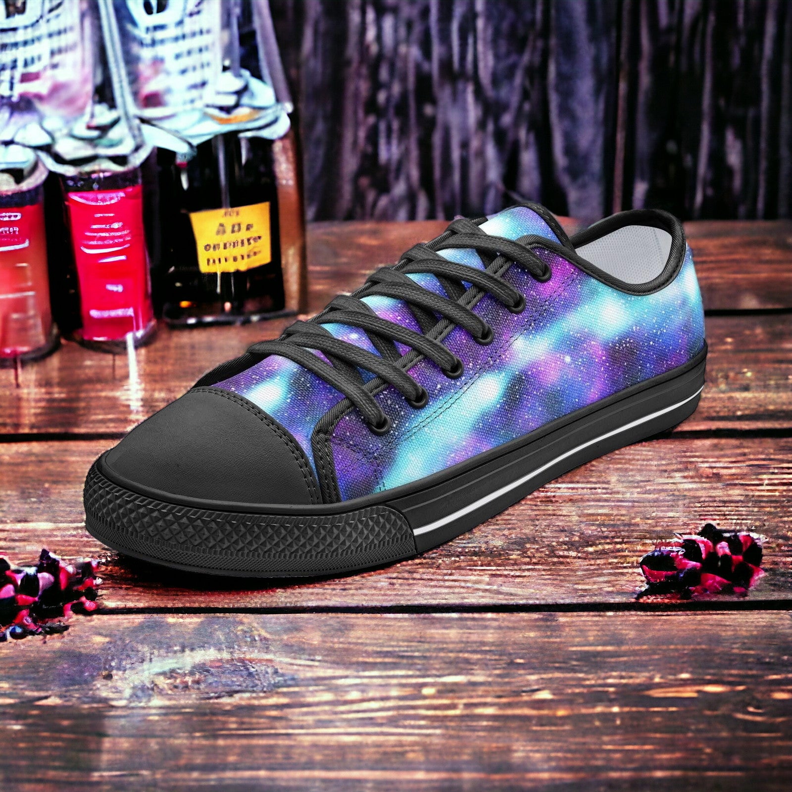 Koi Neon Electric Wearable Bold Art - Freaky Shoes | Custom Art Sneakers
