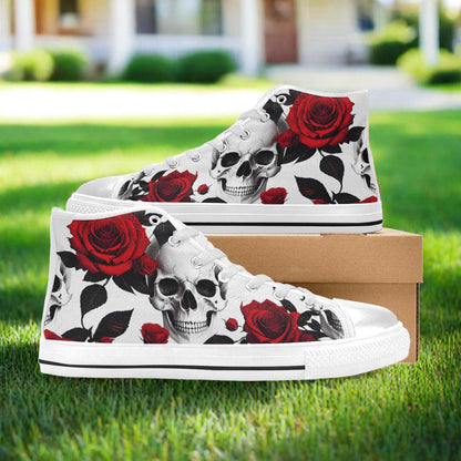 Monarch Blue Gold Custom MEN Bold Art - Freaky Shoes | Custom Art Sneakers