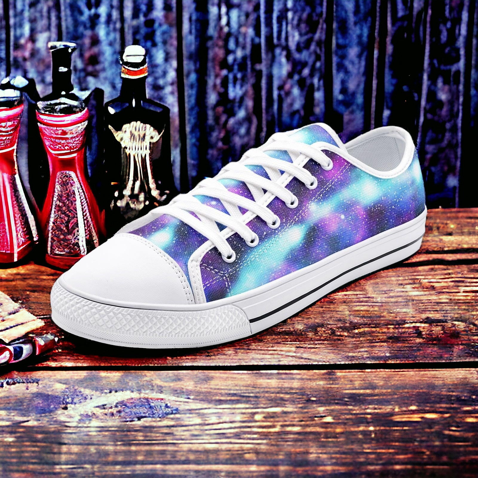 Koi Neon Electric Wearable Bold Art - Freaky Shoes | Custom Art Sneakers